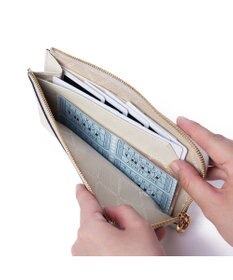 PELLE BORSA L字ファスナーコンパクト長財布 Minato ミナト 3500