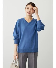 Green Parks アルガンオイル配合　Ｖネックプルオーバー