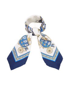 Marca ＜再登場！＞【伝統横濱スカーフ】馬車行列  大判 シルクツイル スカーフ