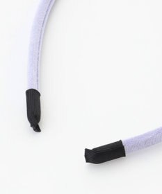 ANY KIDS ビジュー付き ベロアリボンカチューシャ