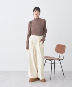 earth music&ecology コーデュロイタックパンツ