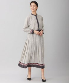 自由区 【セットアップ対応・洗える】モノグラムプリント スカート