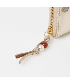 UNBILLION ペルケ perche / ドット刺繍ラウンドパームフィットウォレット