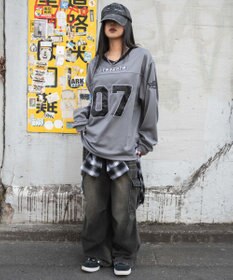 WEGO 【ユニセックス着用ITEM】ナンバリングホッケーT（LS）