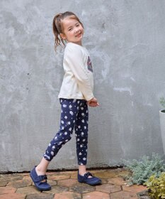 ANY KIDS 総柄プリントレギンス