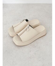 earth music&ecology ＯＲｉｅｎｔａｌＴＲａｆｆｉｃ　フロントジップサンダル