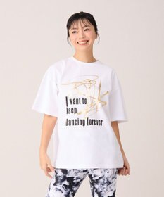 Chacott ダンスプリントオーバーＴシャツ