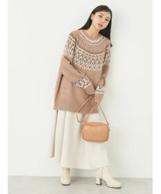 earth music&ecology オーロララメノルディックチュニック