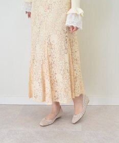 Bridget Birkin 【Bridget Birkin】レースチュール切り替えパンプス