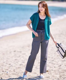 Tiaclasse 【洗える】リネンタッチカーディガン