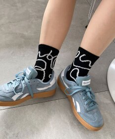 WEGO ニュアンスリブ底パイルクルーソックス