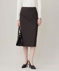 ICB L 【洗える】プロヴィスウールツイル  タイトスカート