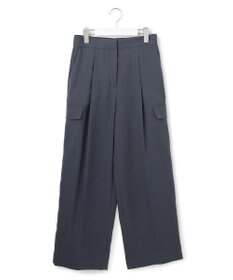 ICB FluidBackSatin ワイドストレートカーゴパンツ