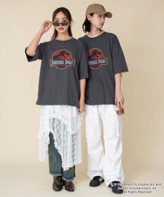 WEGO 【ユニセックス着用ITEM/SMLサイズ展開】JURASSIC　PARKグラフィックT（S）
