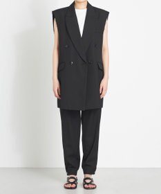 NAVE ウールポリエステルツイル ジレ