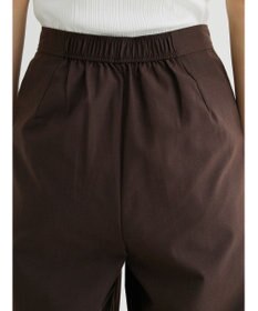 Green Parks 綿麻混タックテーパードパンツ