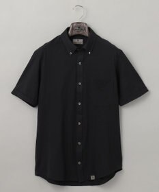 GOTAIRIKU 【吸汗速乾】クールマックス鹿の子 半袖ビズシャツ_ボタンダウン