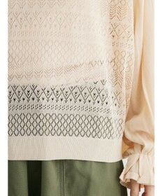 Green Parks ・ｆｕｒｒｙ　ｒａｔｅ　シアー×ギャザープルオーバー