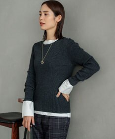 組曲 【WEB限定・2SET】オフショル風NEWツイン ニット