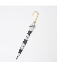 UNBILLION cache nez / 麻調ボーダーバルーンショートパラソル