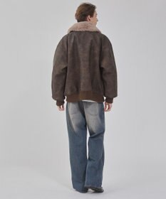 WEGO 【ユニセックス着用ITEM/ウエスト調整可】フレアデニムパンツ