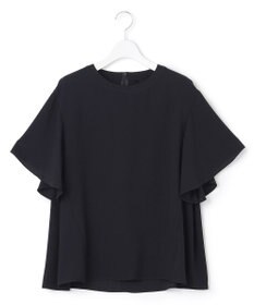 23区 【洗える】バックサテンアムンゼン ネックステッチ ブラウス