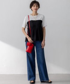 23区 カラーストーン コイン ネックレス