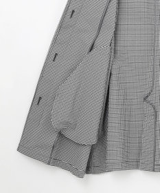 J.PRESS LADIES L 【洗える】Lightストレッチギンガム シングル トレンチコート