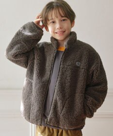 J.PRESS KIDS 【100-130cm】スタンドカラー ボア ブルゾン