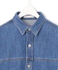 ICB 【WEB限定・洗える】コットンソフトデニム ジャケット