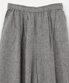 ANY 【接触冷感・UVケア】清涼リネン ガウチョパンツ