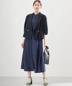 組曲 S 【洗える・ドライタッチ】シアーボイルフロントタック ワンピース