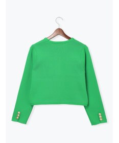 Te chichi レタードポケットジャケットカーディガン