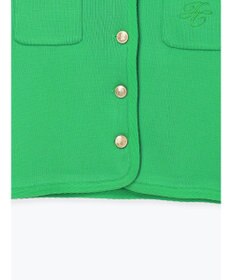 Te chichi レタードポケットジャケットカーディガン