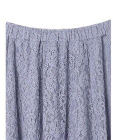 earth music&ecology 起毛レースフレアスカート