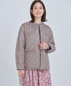 組曲 L 【洗える・中綿】2WAYキルト コート