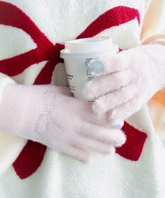 WEGO 【手袋】リボンラインストーングローブ