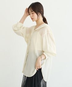 earth music&ecology フードシアーシャツ