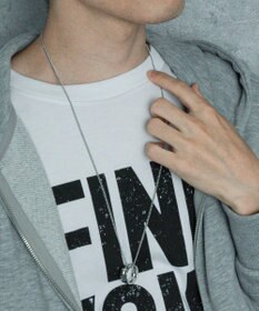 WEGO Mモチーフロングチェーンネックレス