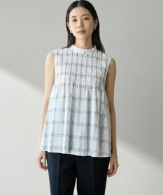 UNFILO 【WEB限定】シアーシャーリングブラウス
