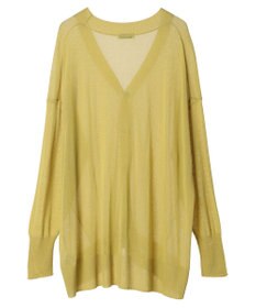 earth music&ecology 接触冷感シアーＢＩＧカーディガン