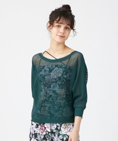 Chacott Chacott BALANCE【ノーソーイングニット】7分袖メッシュニットTシャツ