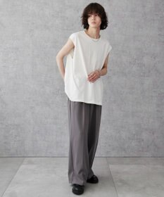 WEGO 【5色3サイズ展開/ユニセックス着用ITEM/洗える/綿100%】スリーブレスコットンT