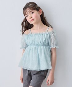 ANY KIDS 【一部店舗/WEB先行販売アイテム】2WAY シアードビーブラウス