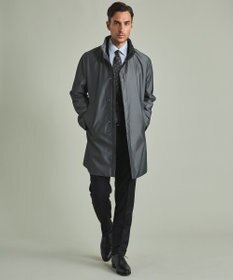 GOTAIRIKU 【防水/軽量/シワになりにくい】ラスタードビーメモリーラミネーションコート_スタンドカラー(24年モデル)