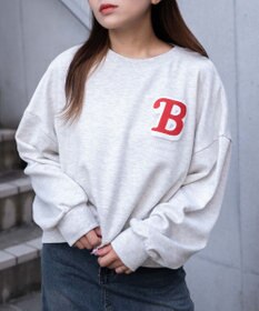 WEGO フォームプリントロゴスウェット