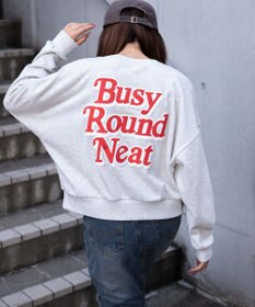 WEGO フォームプリントロゴスウェット