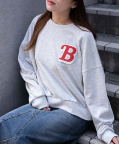 WEGO フォームプリントロゴスウェット