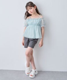 ANY KIDS 【一部店舗/WEB先行販売アイテム】2WAY シアードビーブラウス