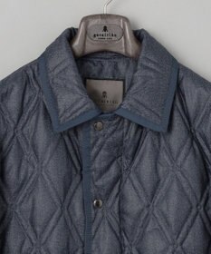 GOTAIRIKU 【仕事で着用可】ブライトシャンブレー キルティング ドレスダウン